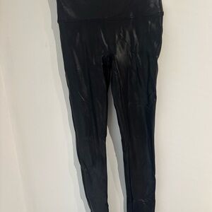 SPANX Faux Leather Black Leggings